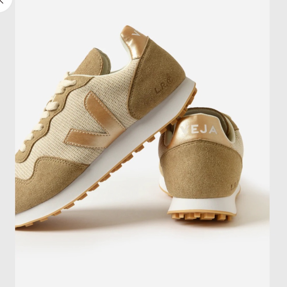 Veja Women's SDU J-Mesh Sneakers - Brown and Cream